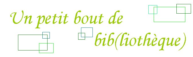 Un petit bout de bib(liothèque)