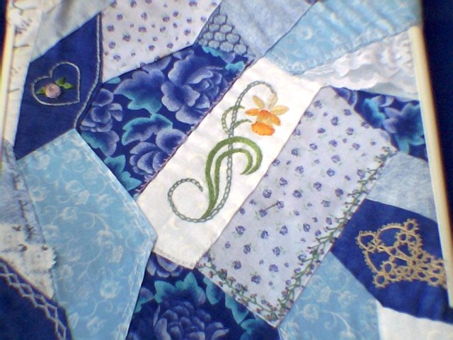 Victorian Quilt Sampler In Blue