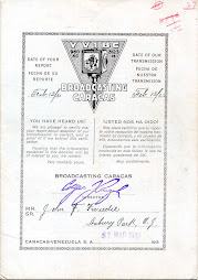 YV1BC Broadcasting Caracas . 1933