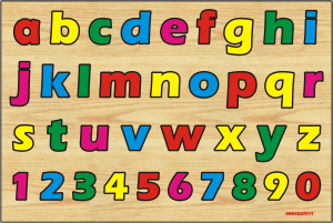 Puzzle Huruf Kecil dan Angka | Belanja Online Mainan Edukasi