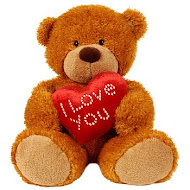 sayang teddy bear nie! :D
