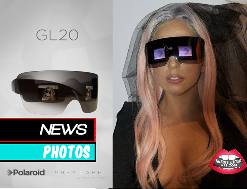 Lady Gaga Sunglasses Camera. Lady Gaga, now also camera