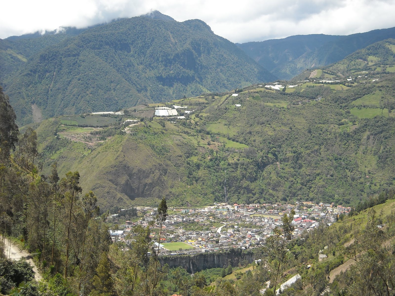 Backpacking Central And South America Banos Ecuador