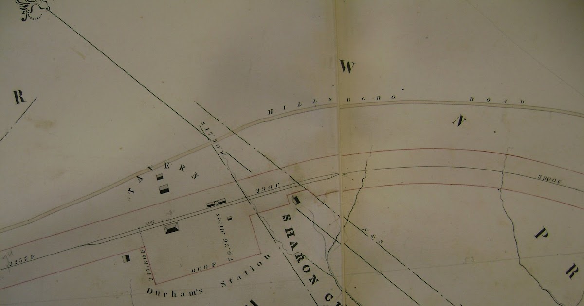 Durham Maps NC RR Survey Maps 1850