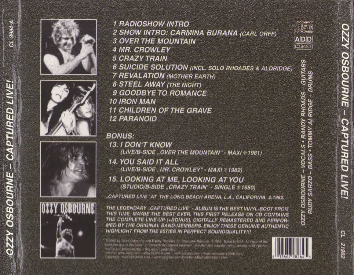 ozzy osbourne 1982 album
