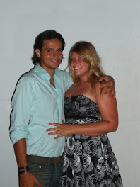 My friend Chris and I at GAD dinner