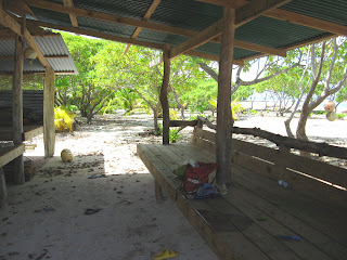 Kayangel, Palau Motu Camping Shelter