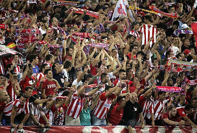 Atletico Madrid fans are the most passionate in Spain.