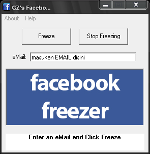 Hack Facebook dengan Facebook Frezee Hack+facebook