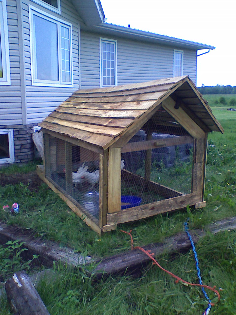 Hobby Farming Backyard Chicken Tractor