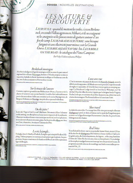 VU DANS L'OFFICIEL VOYAGE... en février 2011