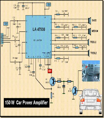 Skema rangkaian injeksi untuk power amplifier - retsilk