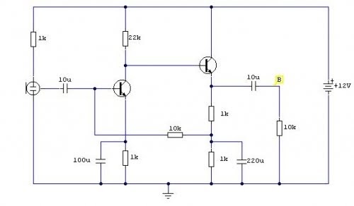 RANGKAIAN PENGUAT MICROPHONE Gambar Skema Rangkaian