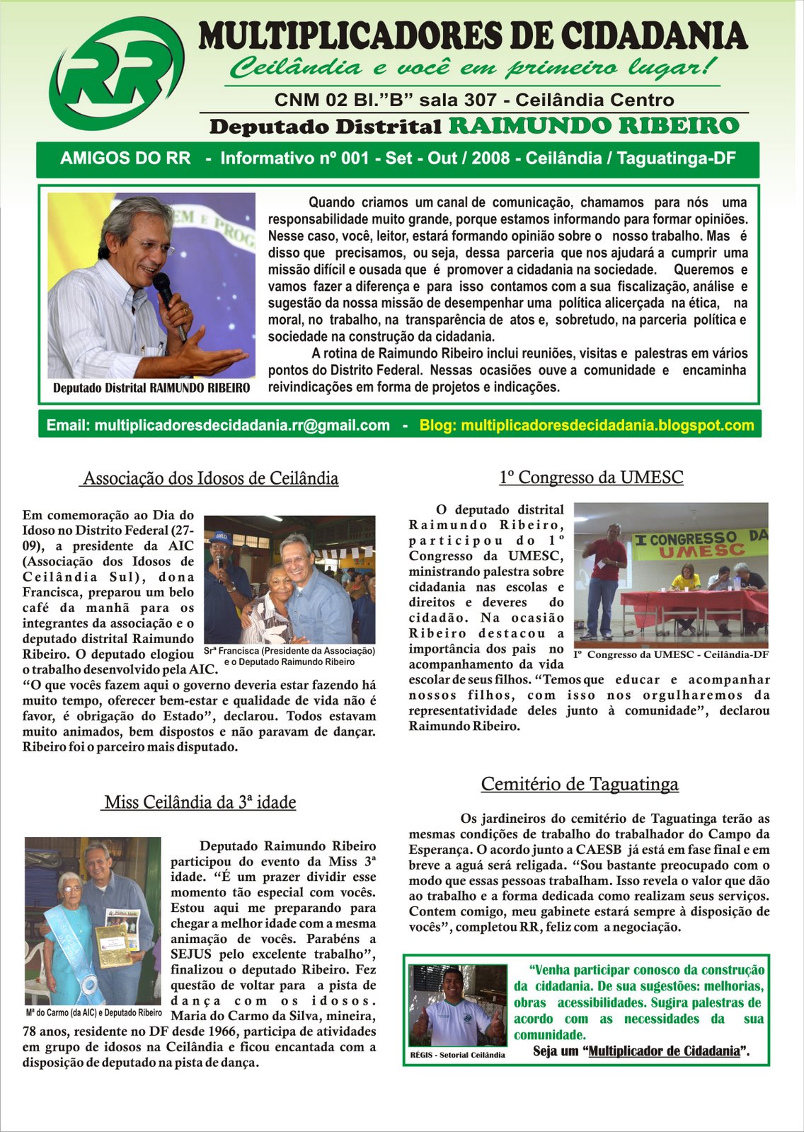 INFORMATIVO RR CEILÂNDIA / TAGUATINGA