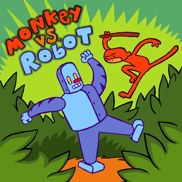 Monkeys Fighting Robots, Comic Book Review And Commentary