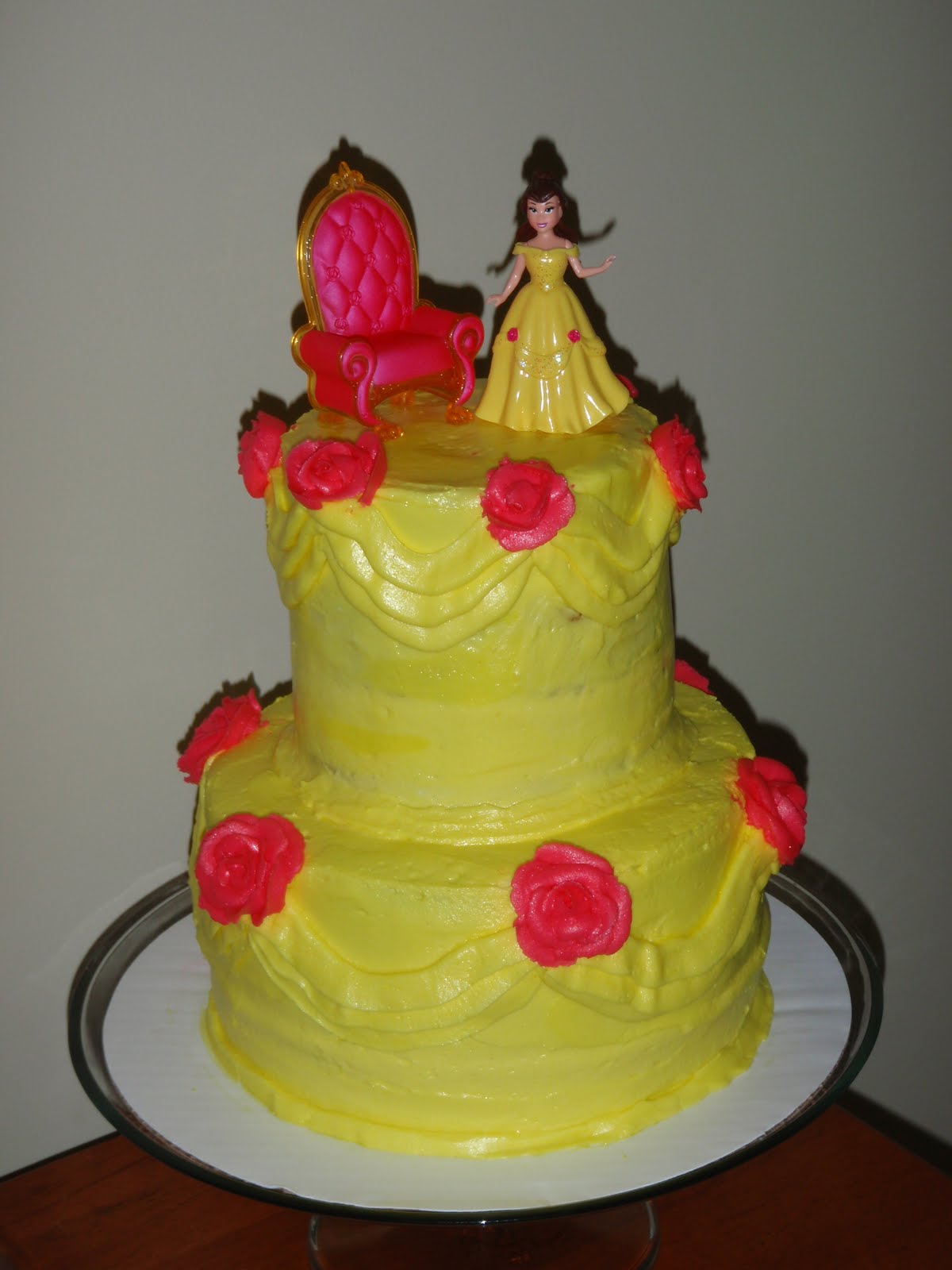 Confections By Courtney Beauty and the Beast "Bella" Cake & Princess