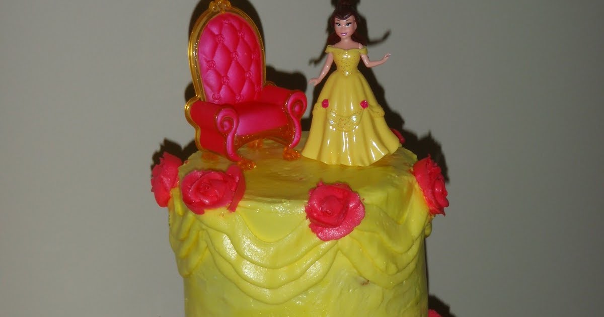 Confections By Courtney Beauty and the Beast "Bella" Cake & Princess