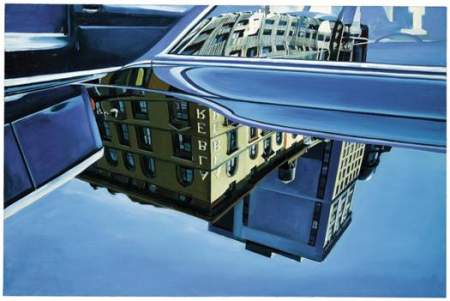 Richard Estes Car Reflections at Plus One Gallery
