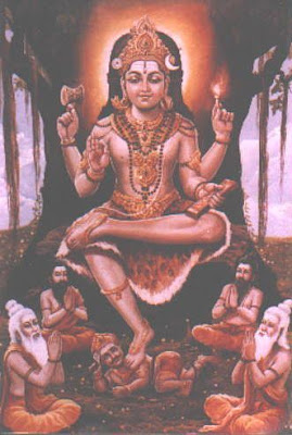 Picture of Lord Dakshinamurthy - Shiva as Guru