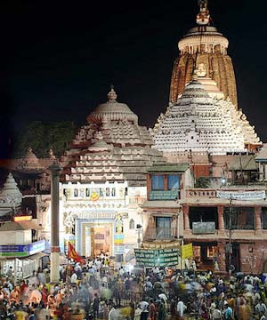 Jagannath Temple in Puri Orissa Picture