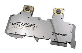 imageview Koolance (SKU) VID NX295S GeForce GTX 295 Single PCB Water Block