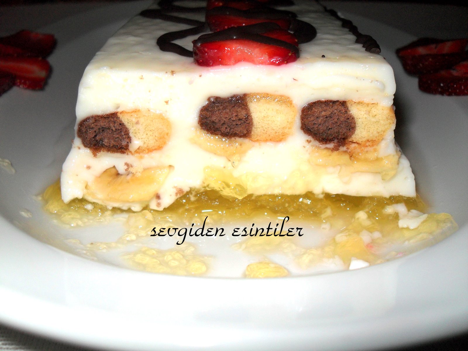 Sevgiden Esintiler Kedi Dilli Meyveli Sütlü Tatlı ve Tatlılık ödülüm&hellip;..