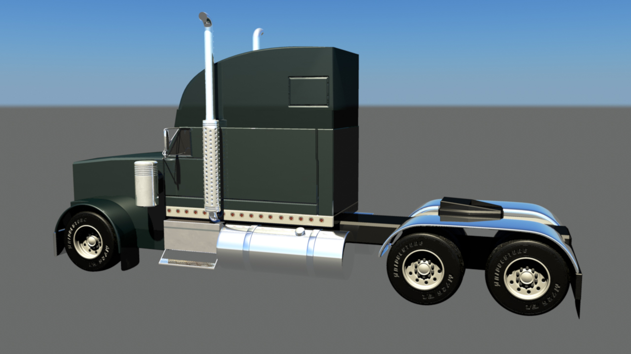 Katy J Negus. BA Hons. CG Arts &amp; Animation Truck Model