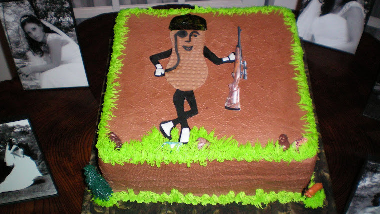 "Mr. Peanut" Hunting Groom's Cake