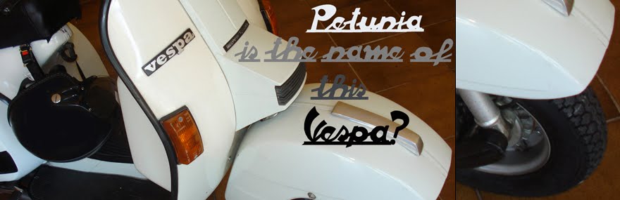 Petunia is the name of this Vespa?