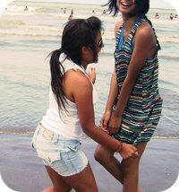como no reirme con vos amiga