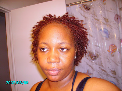 why does red hair color fade so quick
 on Naturalosity: Here are the pics that I promised....God my Sisterlocks ...