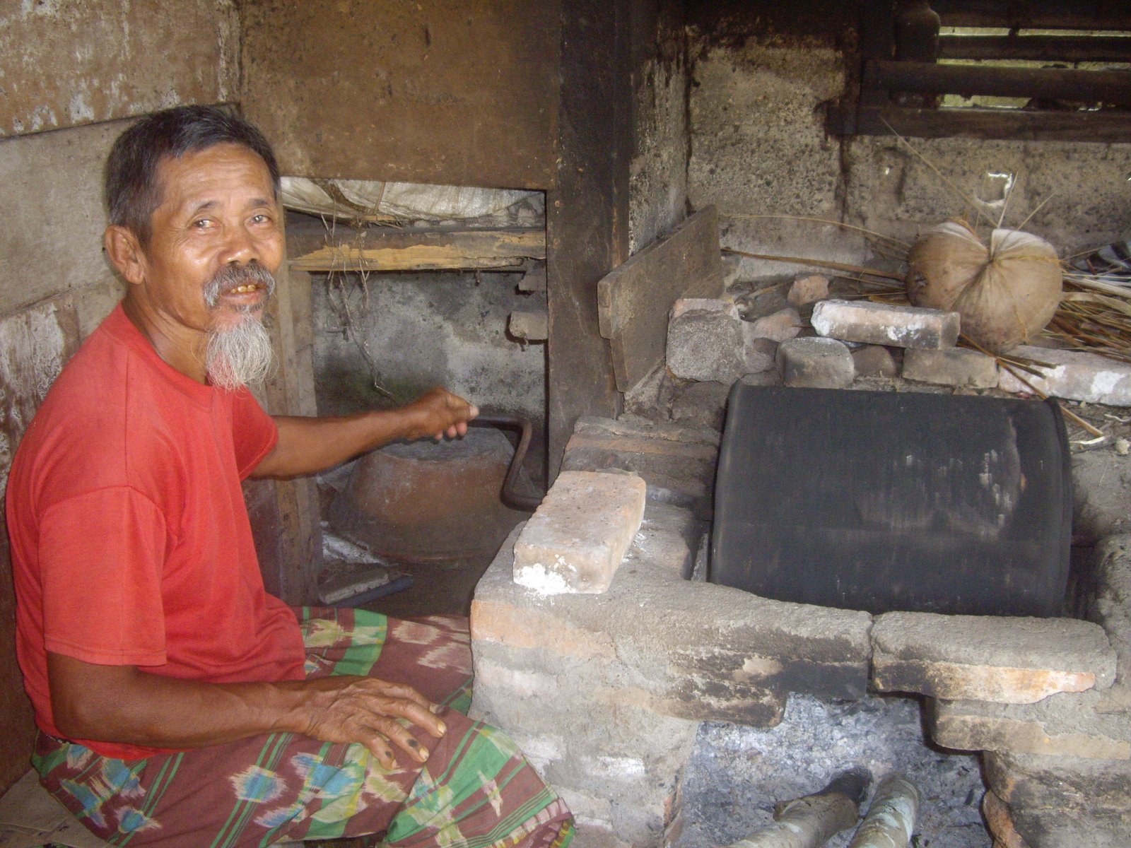 Family Business Coffee Production, 2008.  Lungsiakan Village Near Ubud