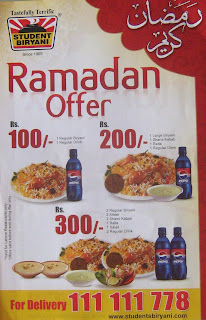 Student biryani ramadan deals 2018