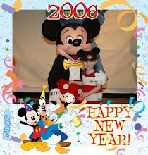 CJ 28 months with Mickey Mouse