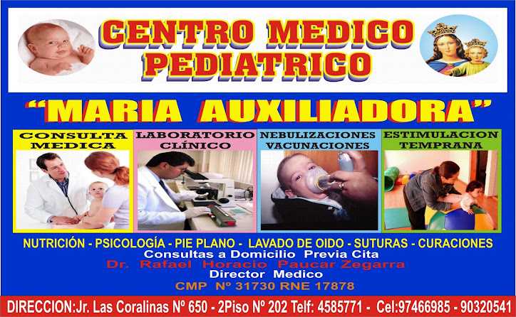 CENTRO MEDICO PEDIATRICO "MARIA AUXILIADORA" SAC