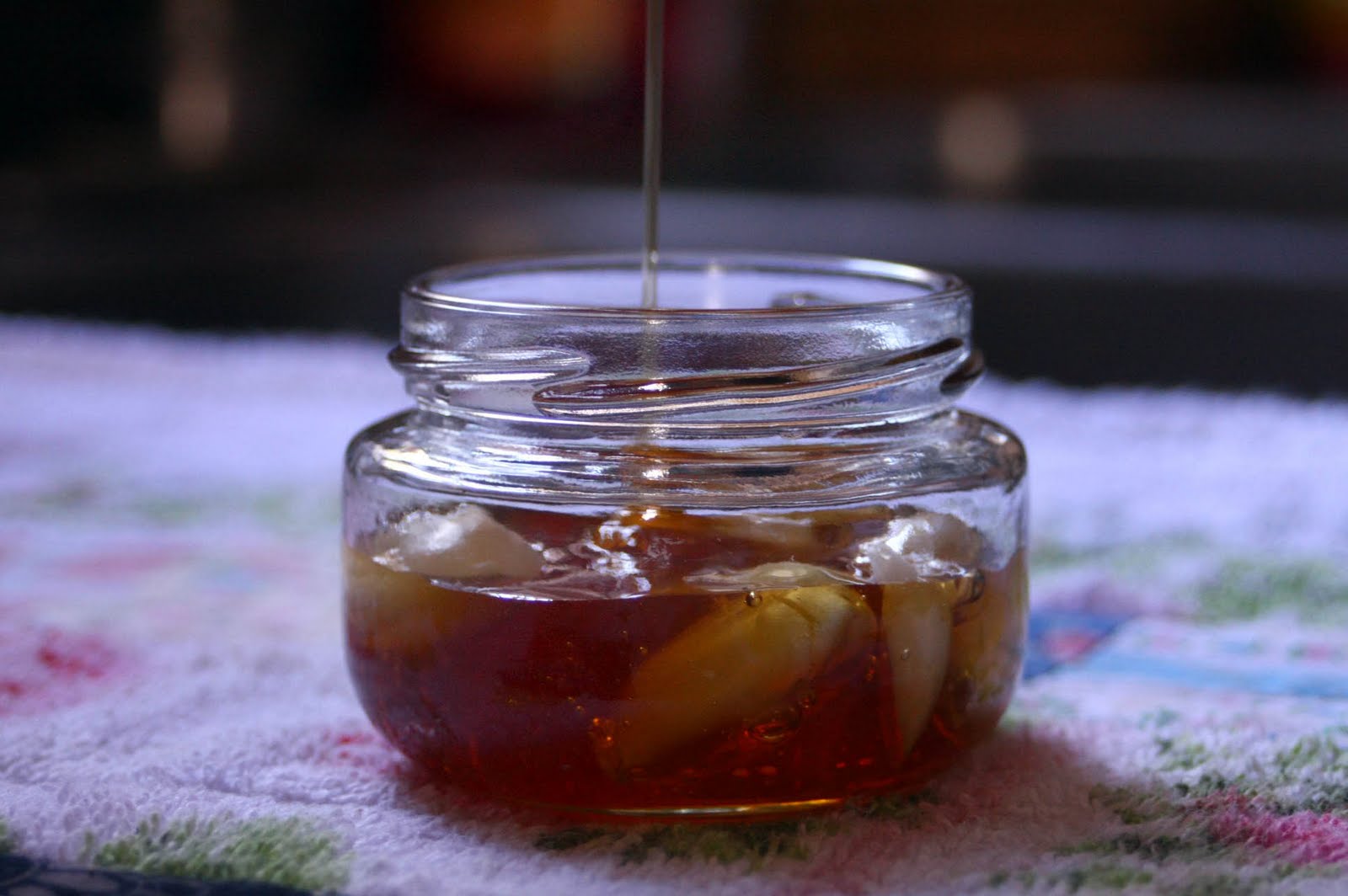 The Creamer Chronicles Garlic infused honey