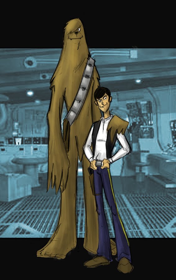 han and chewie