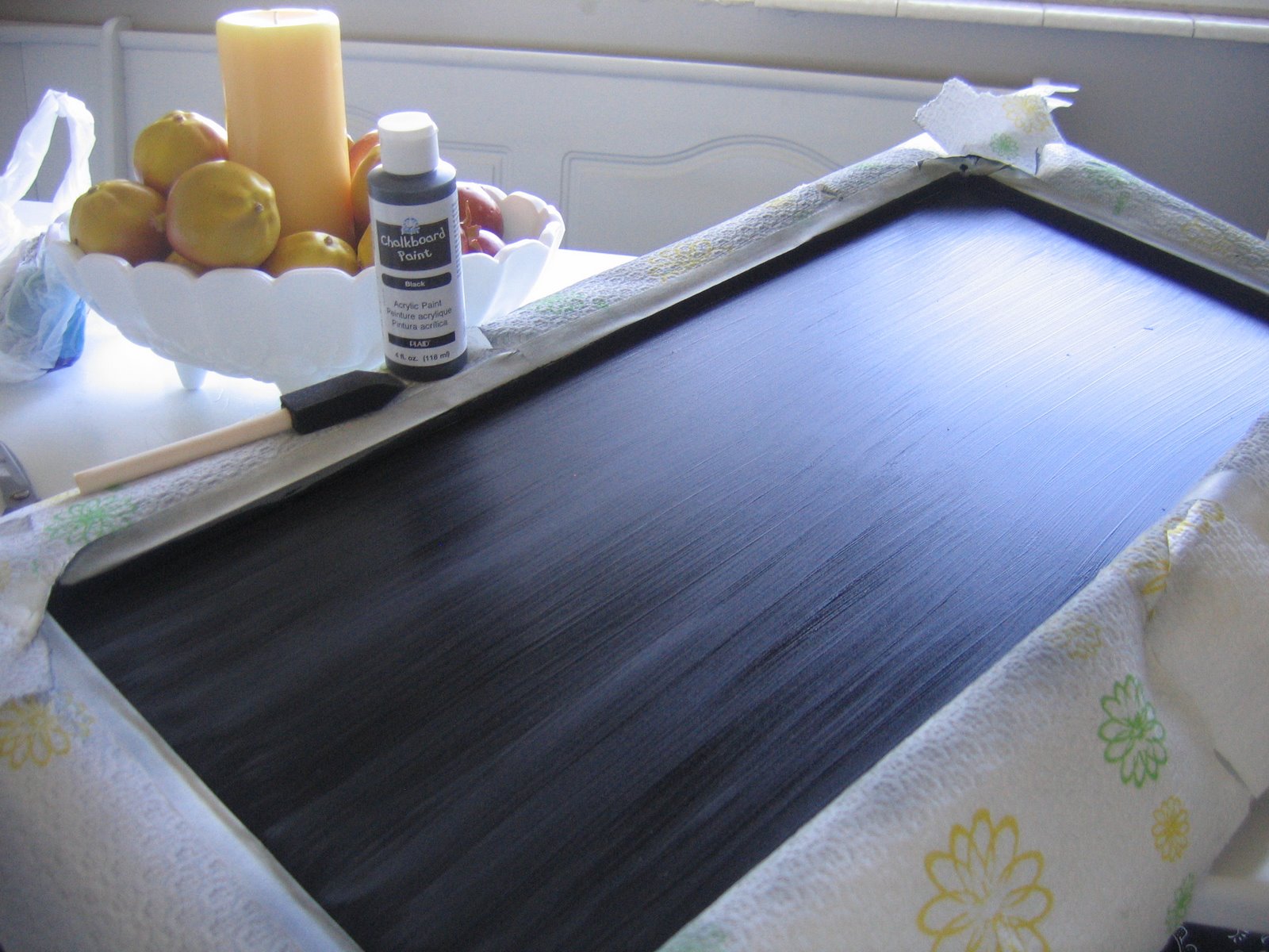 Love Where You Live How to Turn a Whiteboard Into a Chalkboard