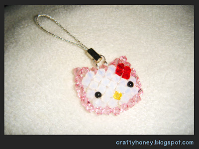HELLO KITTY LOOK ALIKE KNITTING PATTERN KNITTING PATTERN