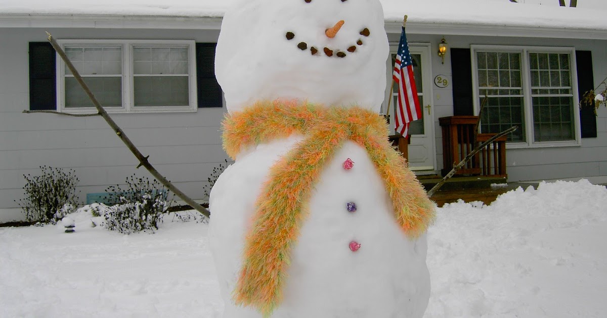 Speaking of History... First Snowman