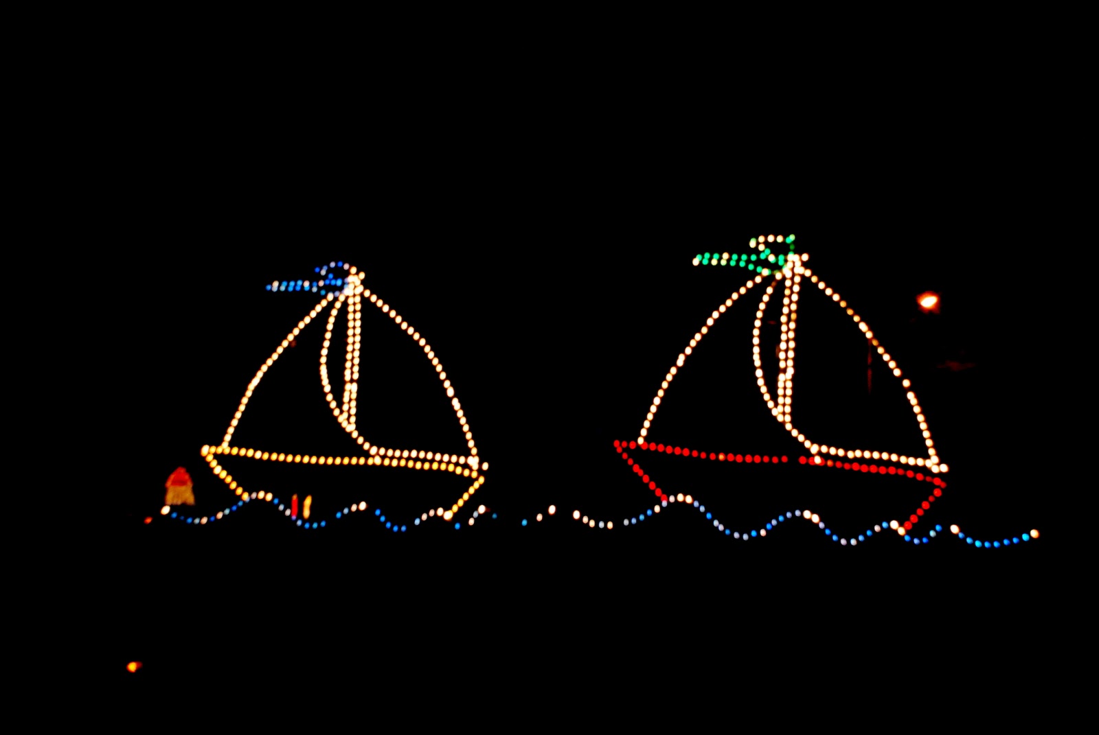 Adventures in Aperture Lights on the Bay Christmas at Sandy Point