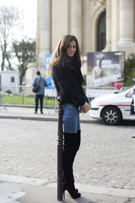 girls wearing thigh high boots