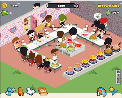 cafe world is so easy to play.