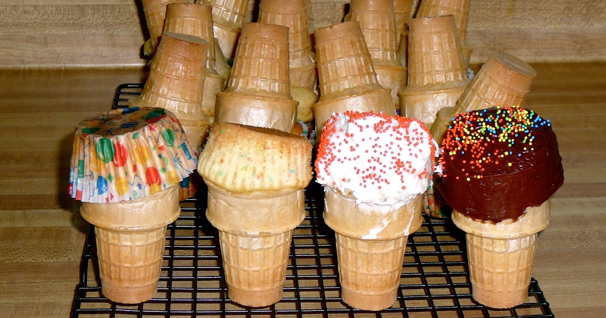 Pretty Dubs Ice Cream Cone Cakes