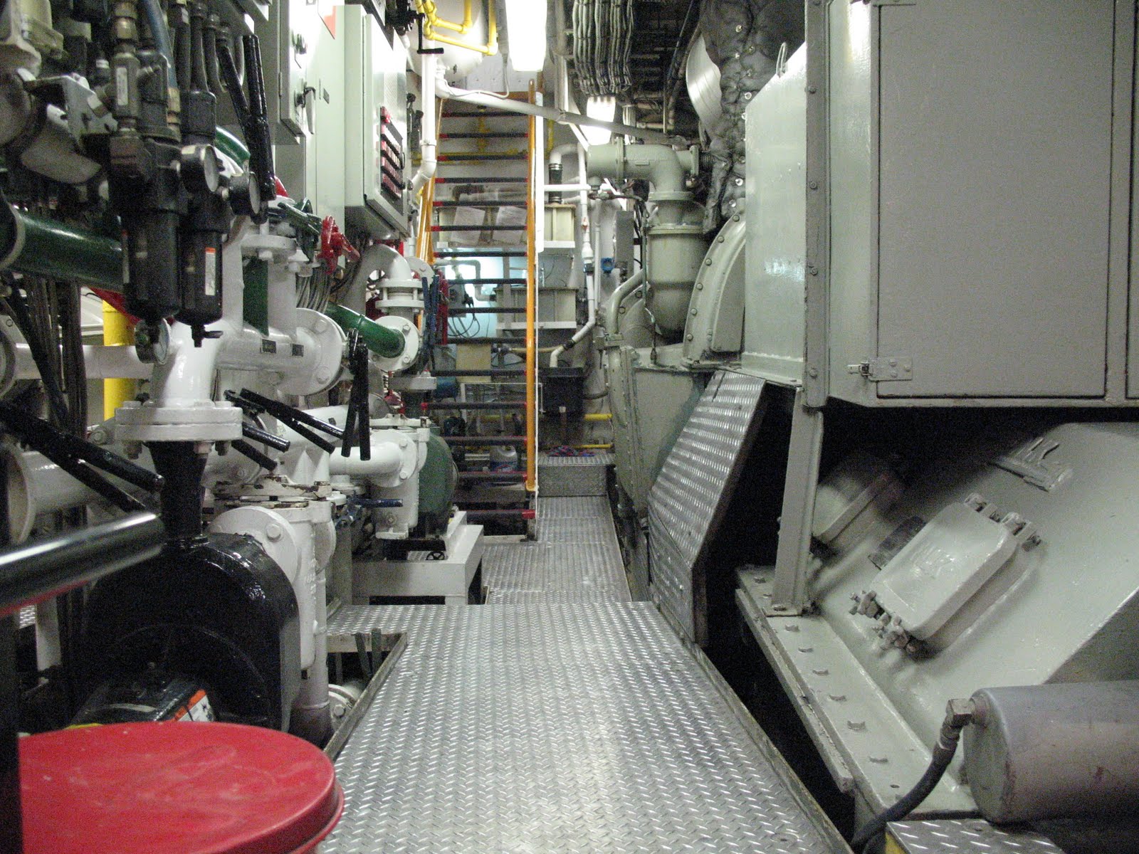 Land and Sea Images Tug Boat Engine Room