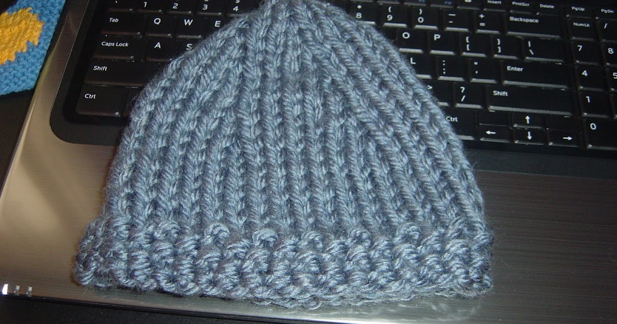 Cheryls Knitting: Bulky 2 Needle Hat