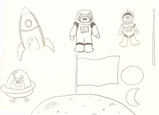 Spaceman Sketch
