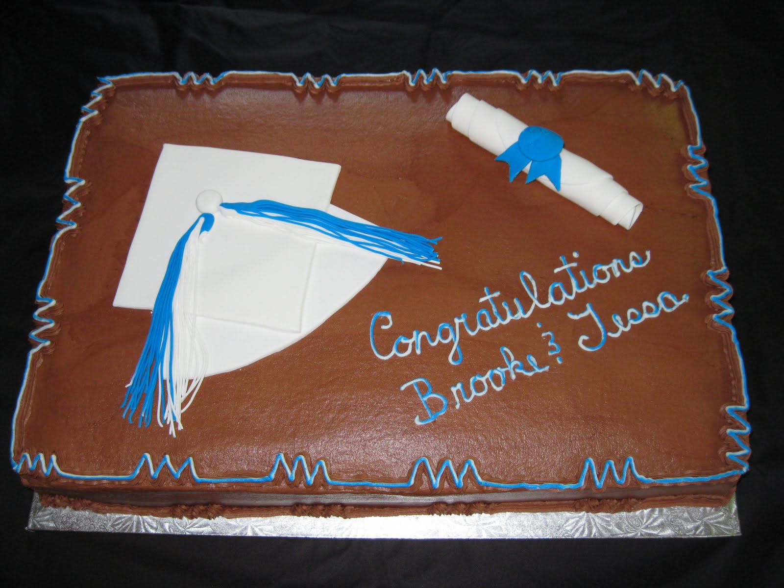 D's Cookie Jar & More Chocolate Burgettstown Graduation cake
