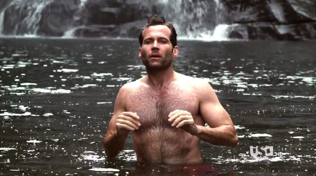 Eion Bailey on Covert Affairs s1e09 - Shirtless Men at groopii