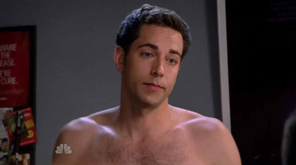 Zachary Levi on Chuck s4e01 Shirtless Men at groopii
